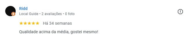 Depoimento de cliente